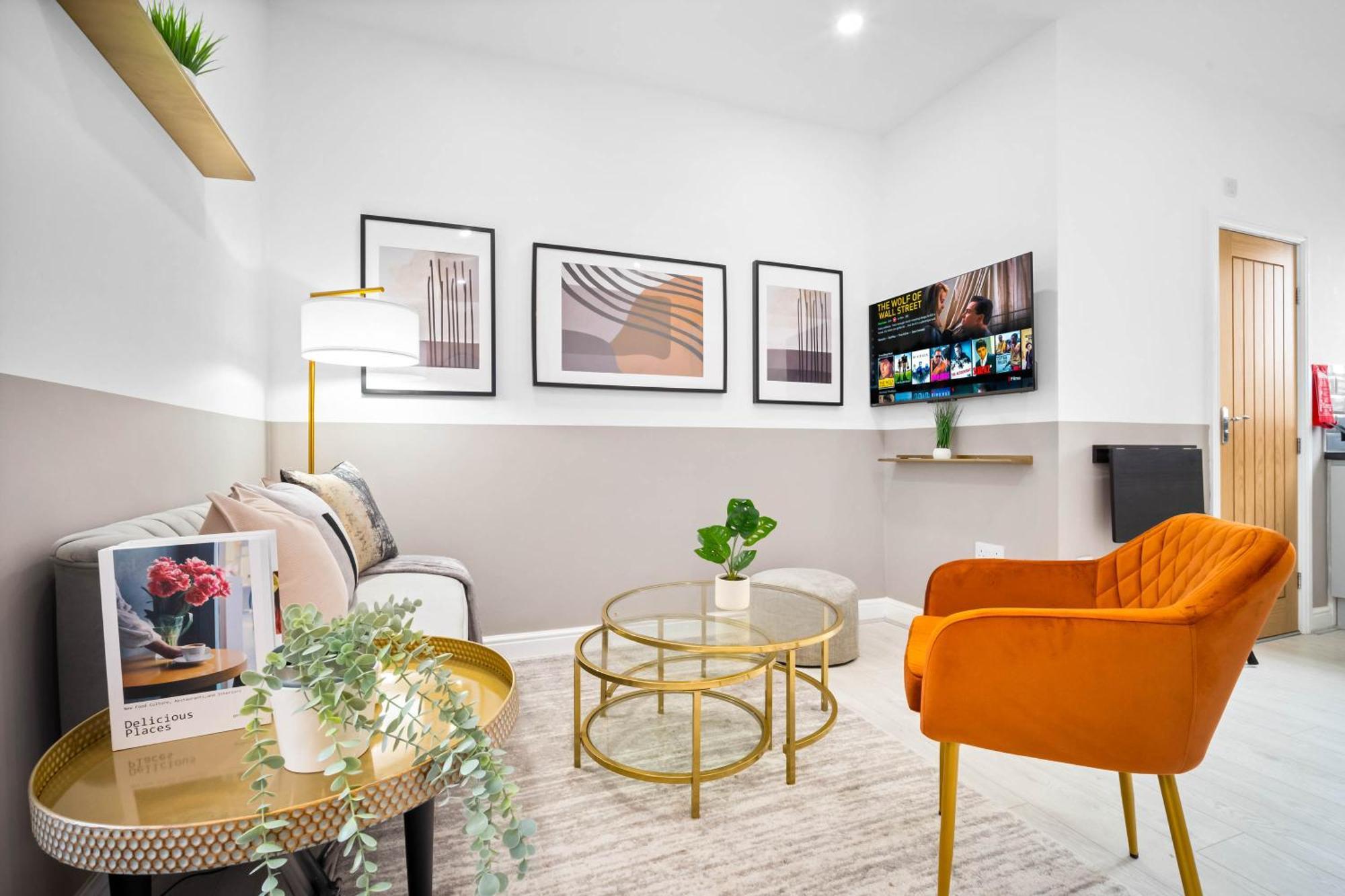 Luxury Apartment - Wifi - Smart Tv - Near City Centre - 2Mr Бирмингам Стая снимка